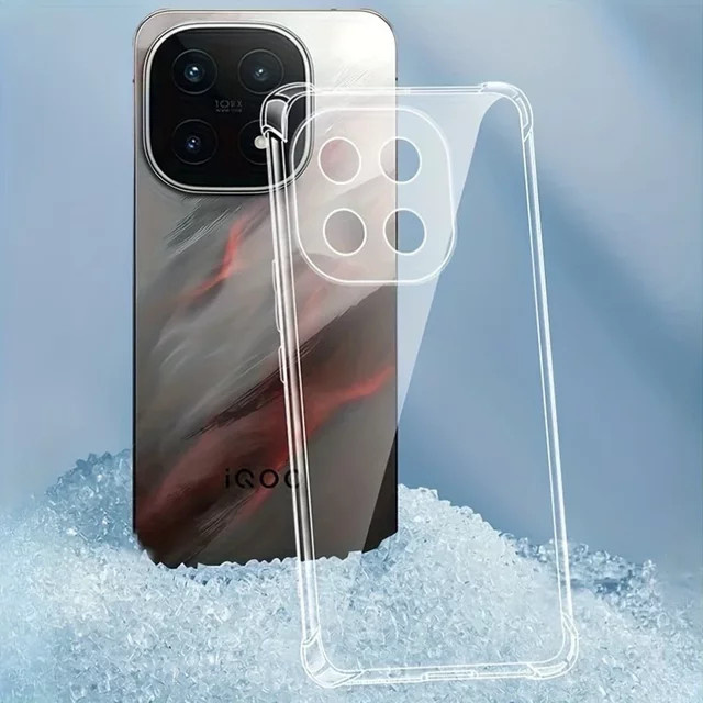 Transparente Silikon Handyhülle für Vivo IQOO 15 mit stoßfestem Airbag-Schutz - Bild 1