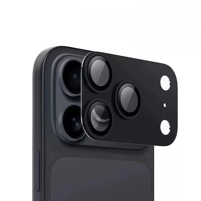 All-in-One Metall-Objektivschutz für Apple iPhone 17 Pro Max und iPhone 17 Pro in Silber - Bild 4