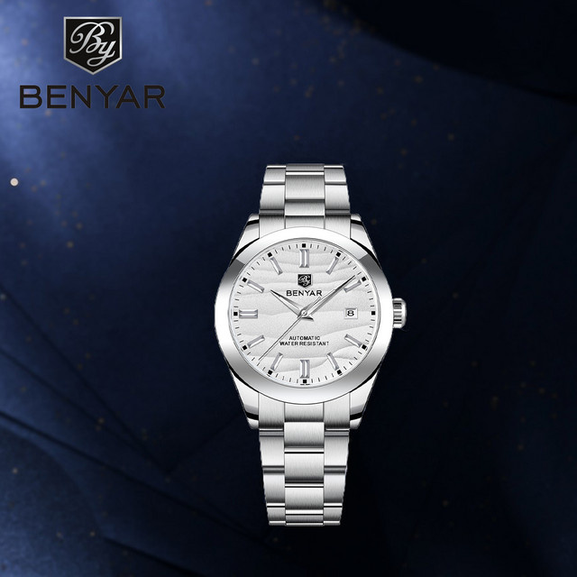 BENYAR Automatik Armbanduhr, Edelstahl, 40 mm, Herren - Bild 1