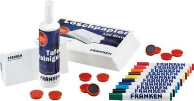 Franken Zubehörset Z1951 mit 250 ml Spray, Tafelwischer, Magneten und Tafelschreiber in Multicolour - Bild 1