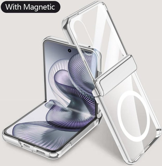 Xiaomi Mix Flip 2 Schutzhülle mit gehärtetem Glas und Rundum-Kameraschutz in Transparent - Bild 1