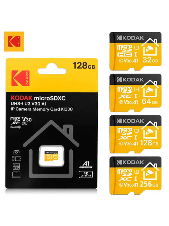 Kodak MicroSD-Speicherkarte für Heimsicherheitsüberwachung, Mobiltelefone und Drohnen - Bild 4
