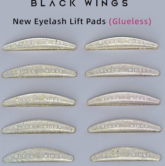 BLACKWINGS Lash Lift Silikon Pads, Unisex - Bild 1