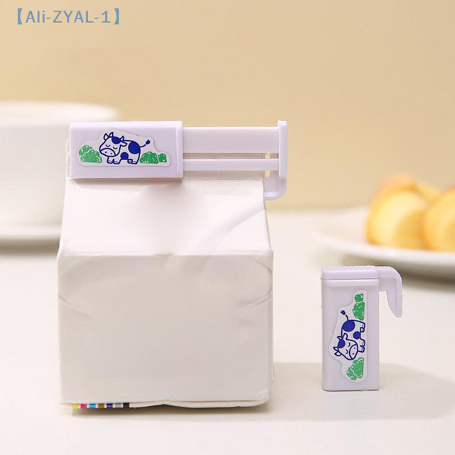 JETTING Milchversiegelungsclip aus Kunststoff, 2er-Pack, Farbe: Weiß - Bild 1