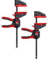 Bessey 2er-Set Einhandzwingen mit drehbarem Griff EZ360S-11SET in Schwarz-Rot - Bild 1