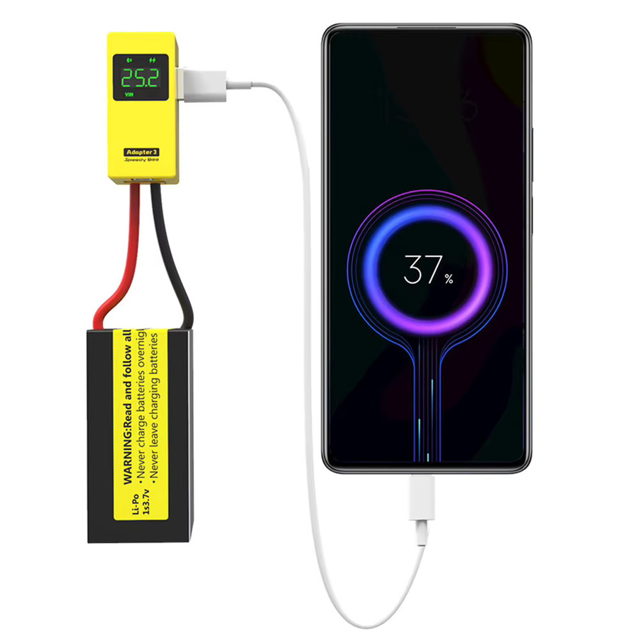 SpeedyBee Adapter 3 WiFi und Bluetooth Adapter für Blackbox Analyzer, Firmware Flasher und Spannungsprüfer in Schwarz - Bild 3