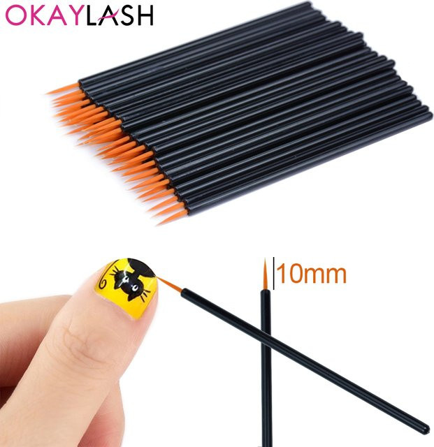 OKAYLASH Gel Liner Nail Art Pinsel, 50 Stück, Unisex - Bild 1