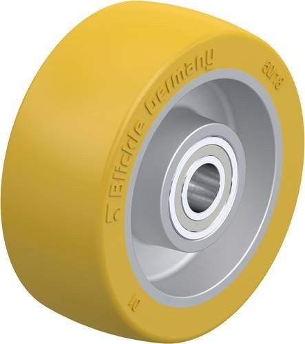 Blickle Kunststoff-Rad ALTH 101/15K in Braun und Gelb mit einem Durchmesser von 100 mm und einer Tragfähigkeit von maximal 420 kg - Bild 1