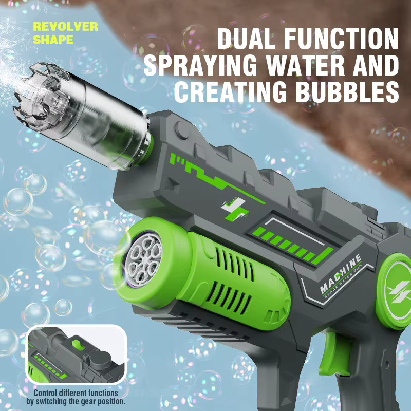 CONUSEA Zwei-in-Eins Elektrische Multifunktions-Wasserpistole mit Seifenblasenmaschine, Outdoor-Spielzeug - Bild 3