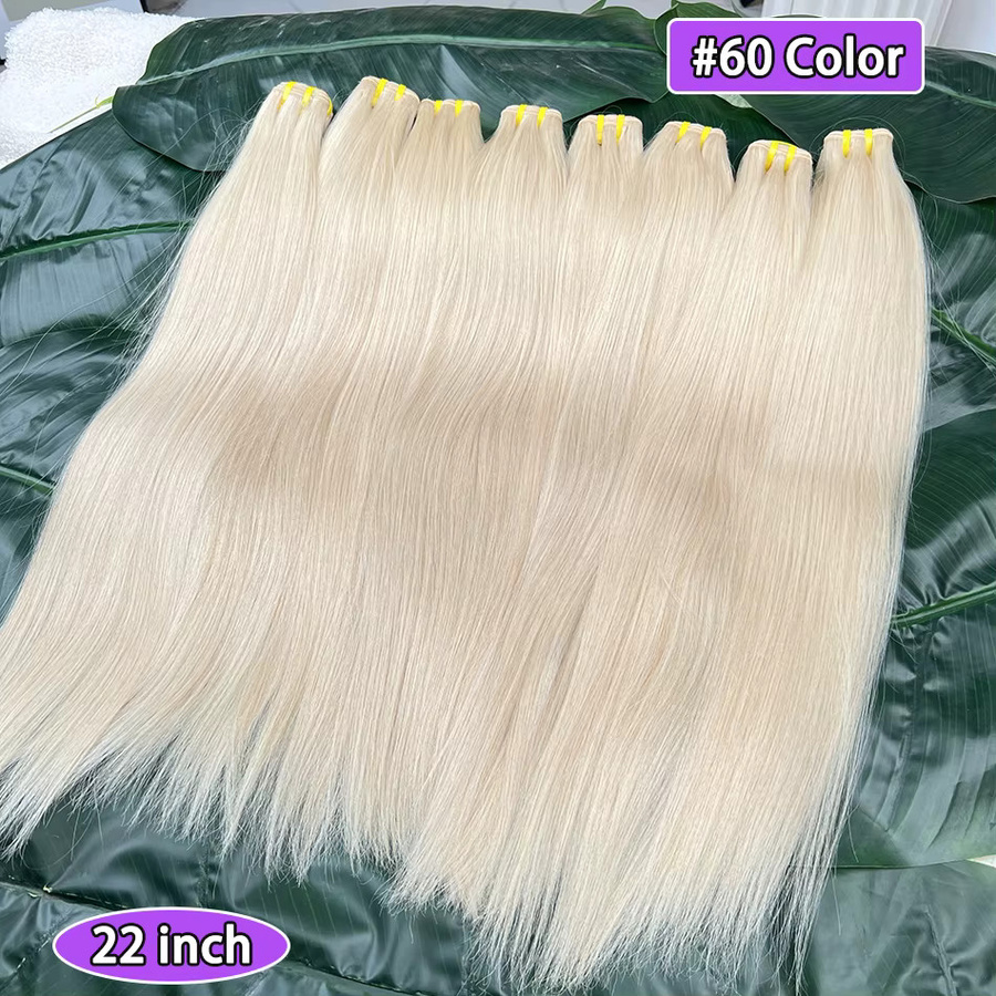 sheunicus Echthaar-Bündel Weaving Extensions, 100g, Vietnamesisches Rohes Jungfrauenhaar, Unisex - Bild 2