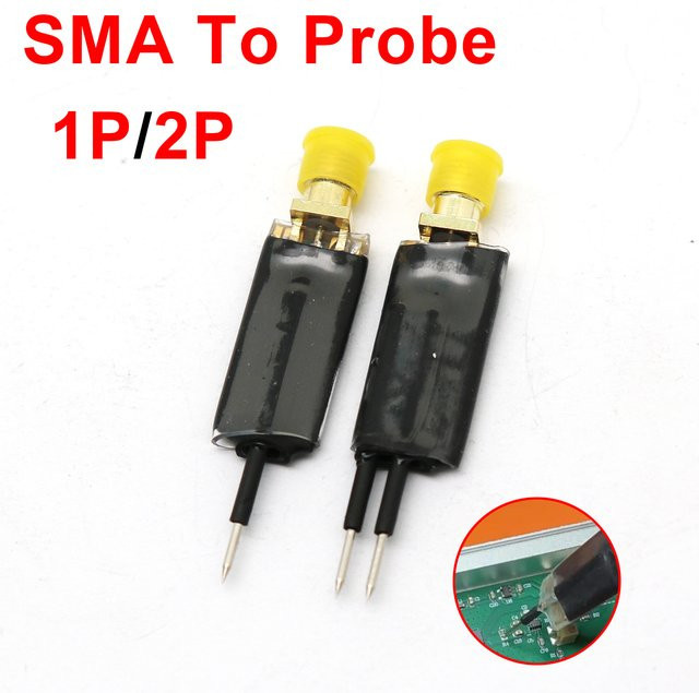 DYKBmetered SMA-zu-Sonde-Adapter RF-Testsonde mit Einzel- oder Doppelnadel für Spektrumanalysator und RF-Signal-Debugging in Schwarz - Bild 1