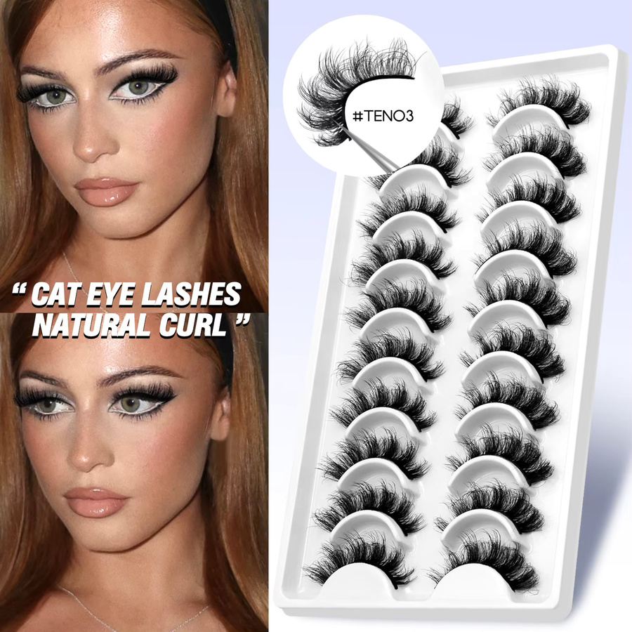 Lasvirey Künstliche Wimpern, 5D, Volumen, Unisex - Bild 3