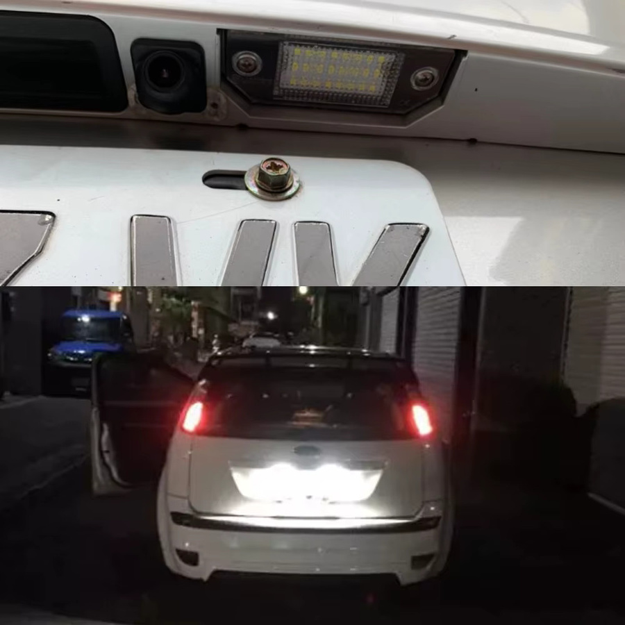 2er-Set OTNHAEE LED Kennzeichenleuchten für Ford Focus MK2 und Ford C-MAX, Weiß, 6000 Kelvin, fehlerfrei - Bild 3