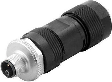 Weidmüller Rundsteckverbinder Stecker gerade, 5-polig, schwarz, 2703490000 - Bild 1