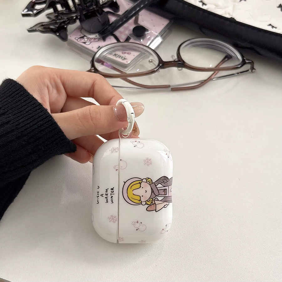 ZHANZHI Schutzhülle für AirPods 1/2/3/4 Generationen und AirPods Pro 2/3 in Gelb - Bild 4