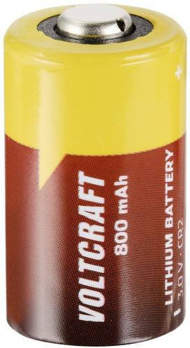 Voltcraft CR2 Lithium-Fotobatterie mit 800 mAh und 3V, 1 Stück - Bild 1