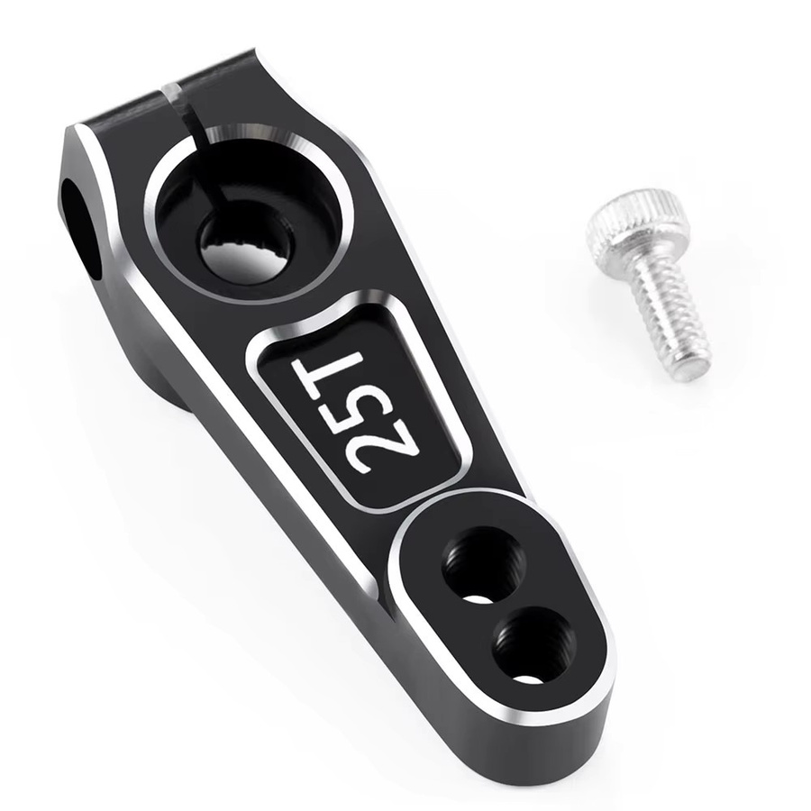 MIBIDAO Servoarmhorn, Aluminiumlegierung, Schwarz, 1:10 Zubehör - Bild 2