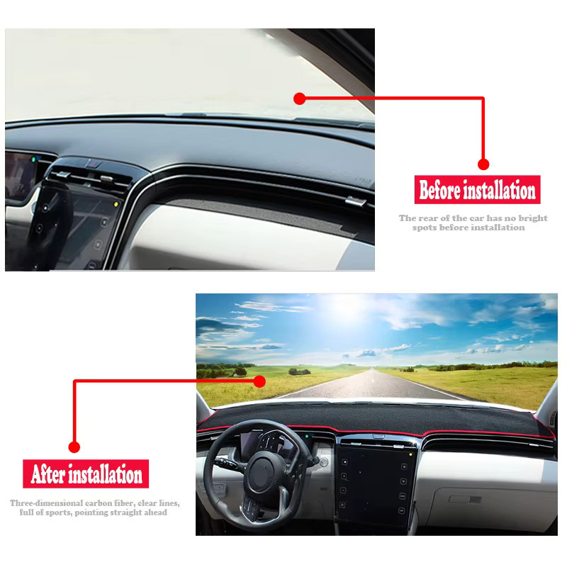 Armaturenbrettmatte Anti-UV Sonnenschutz für Hyundai Tucson 2021-2023 NX4 in Schwarz von zhengyuhan - Bild 2