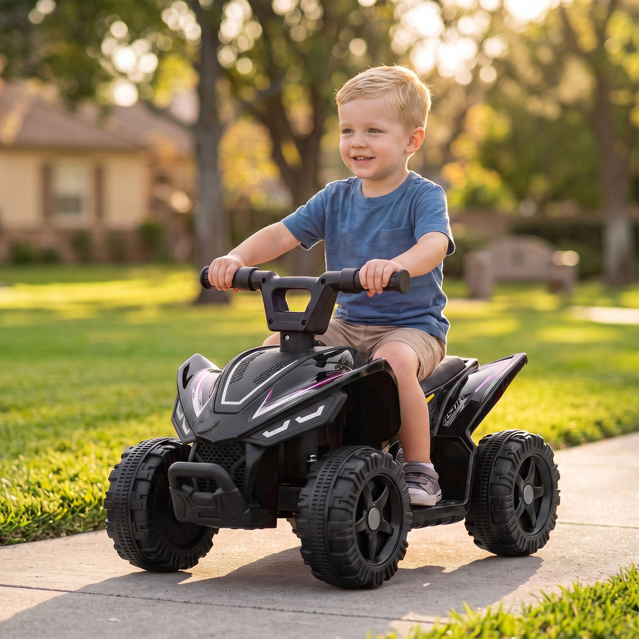 Aosom Kinder Quad Elektro 6V, Schwarz, ab 1,5 Jahre - Bild 2