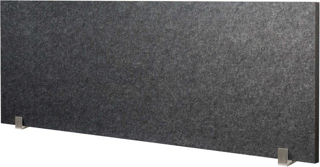 Schreibtisch-Set desktopz von LAUTLOZ in Anthrazit, B/T/H: 100 x 50 x 2,5 cm - Bild 1