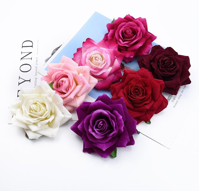 TTCY Künstliche Rosen in Multicolour für Heimdekoration, Hochzeiten und DIY-Geschenke - Bild 1