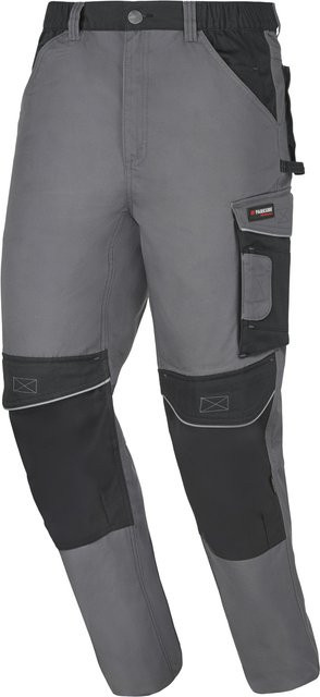 PARKSIDE PERFORMANCE Herren Arbeitsbundhose in Grau mit Reflexstreifen aus Poly-Cotton-Material - Bild 1