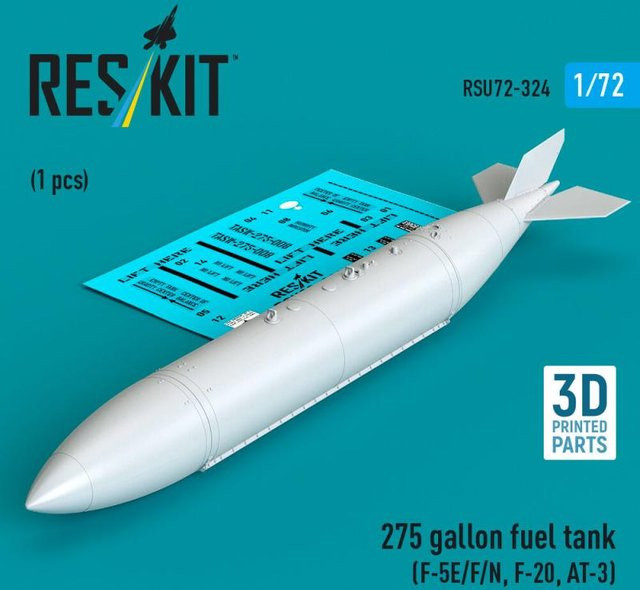 ResKit Models 275 gallon fuel tank, 1-teiliges Set, 3D Printed - Bild 1