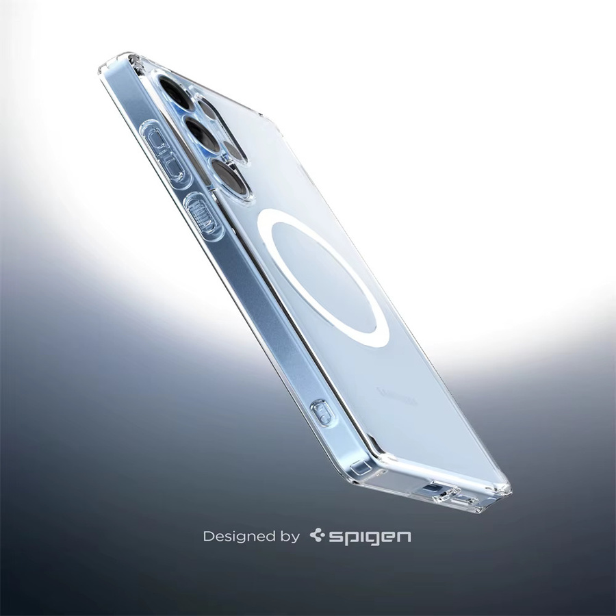 Spigen Ultra Hybrid MagFit magnetische Schutzhülle für Samsung Galaxy S26 Ultra und S26 Plus in Transparent - Bild 5