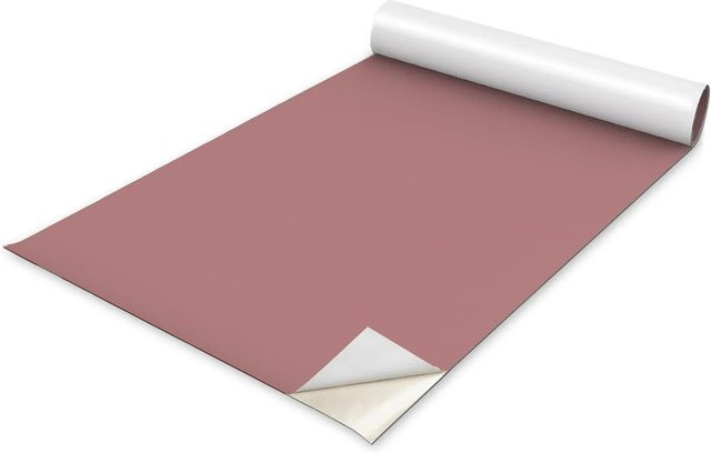 Tulup Möbelfolie Pastellrosa Matt Klebefolie für Schränke B: 65 cm, H: 130 cm - Bild 1