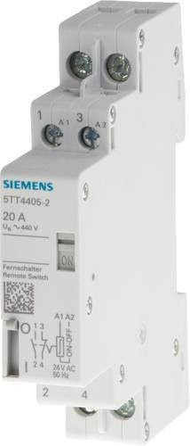 Siemens Fernschalter Hutschiene 5TT4455-2 in Weiß mit 1 Schließer und 1 Öffner 400V 32A - Bild 1