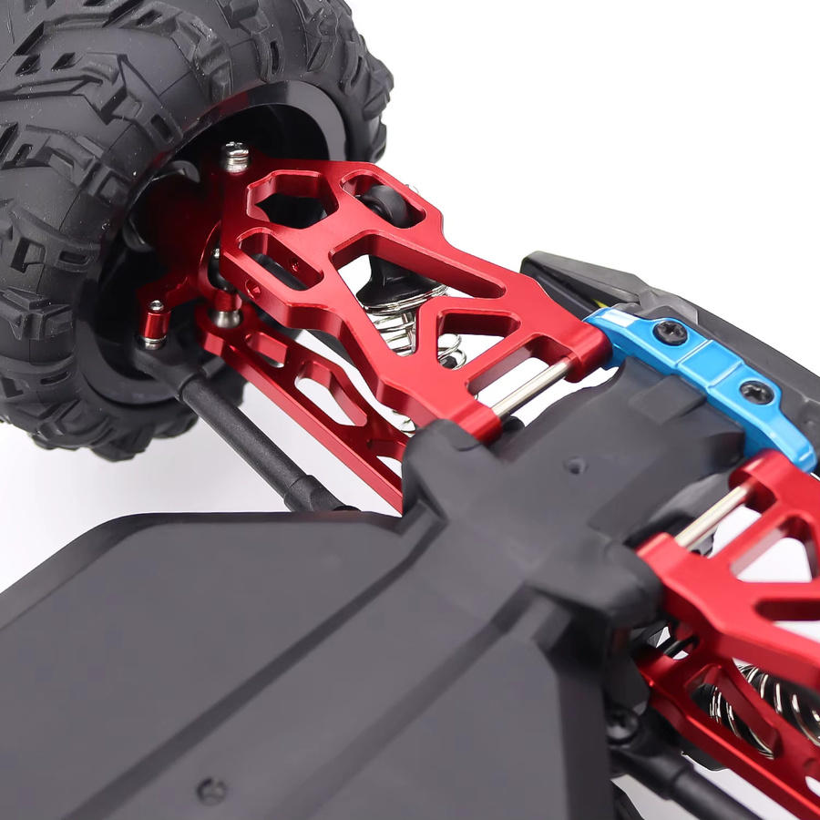 SCY Metall Vorne Hinten Suspension Getriebe Radnaben Shock Tower Lenkung Antriebswelle CVD, Zubehör, Rot - Bild 2