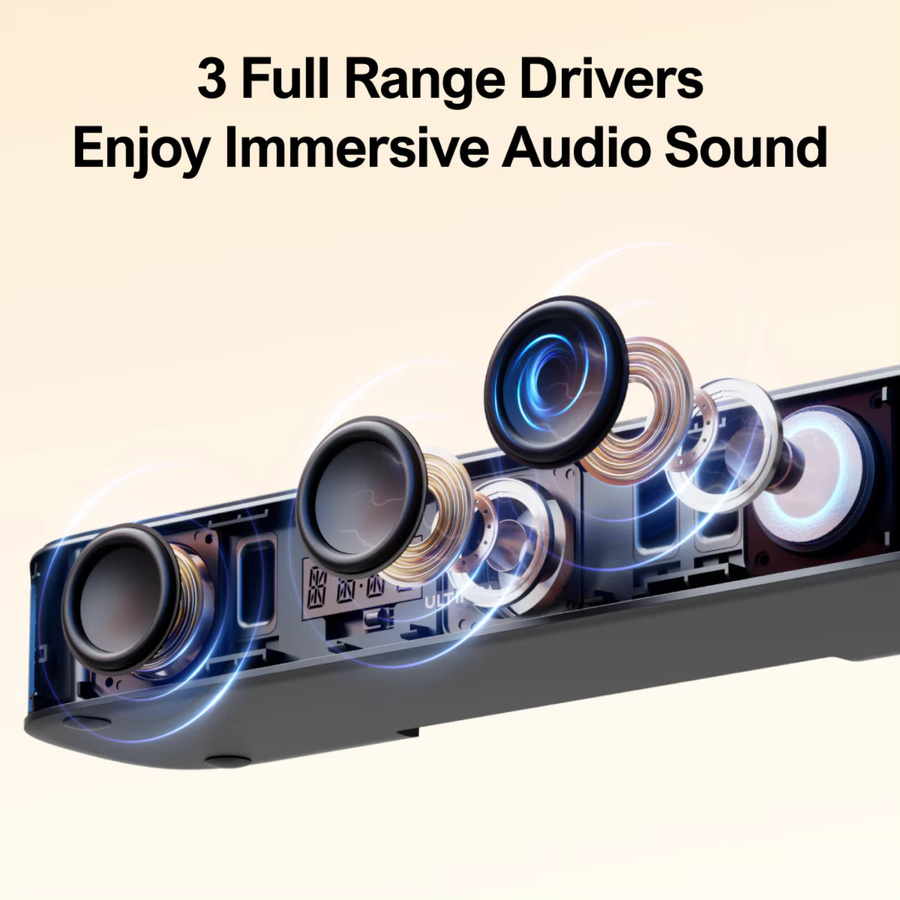 ULTIMEA 7.1-Kanal Soundbar-System in Schwarz mit 4 Surround-Lautsprechern und App-Steuerung für dein Heimkino-Erlebnis - Bild 5