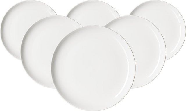 Ritzenhoff & Breker Dessertteller Volos Weiß 6er Set Durchmesser: 20,5 cm - Bild 1