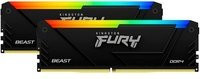 Kingston Beast RGB DDR4 Arbeitsspeicher Dual-Kit 32 GB (2 x 16 GB) 3600 MHz DIMM Schwarz Multicolour KF436C18BB2AK2/32 - Bild 2