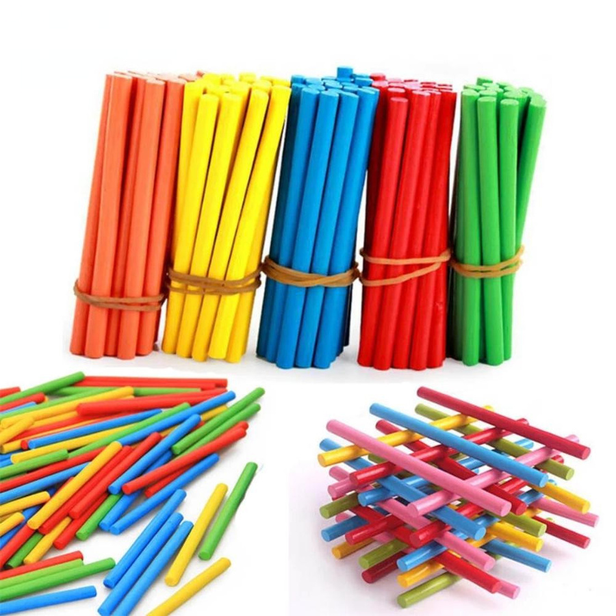 Bai Fen Bai Toys Mathematik Zählen Stick, Lernspielzeug, 100-teiliges Set, ab 0 Jahren - Bild 2