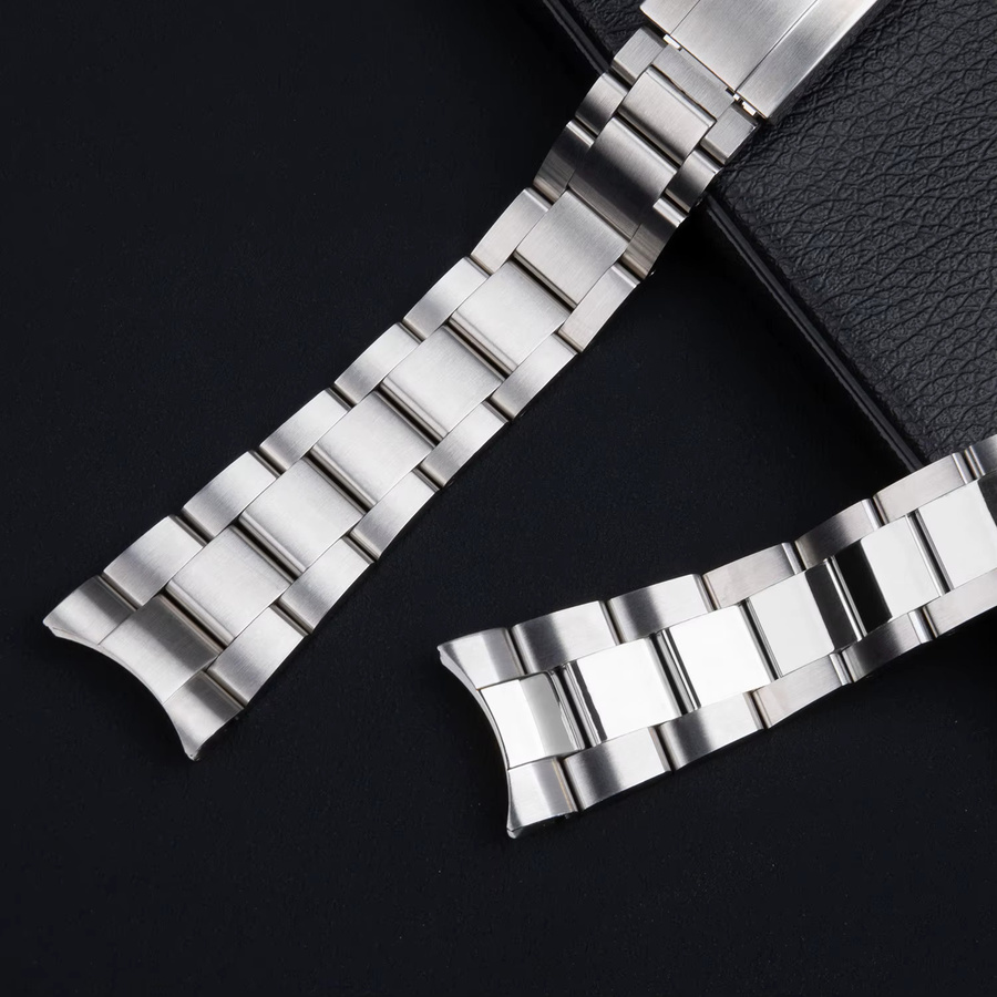 VATMENS Uhrenarmband Edelstahl, Silber, Herren - Bild 2