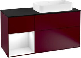 V&B Waschtischunterschrank Finion in Weiß lackiert, B/T/H: 120 x 50,1 x 50,1 cm - Bild 1