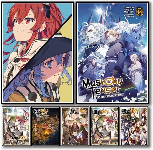 Mushoku Tensei Jobless Reincarnation Anime Poster und Wandaufkleber Sammlerstück - Bild 1