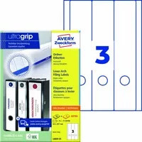 Avery Zweckform Ordnerrückenetikett ultragrip breit/lang in Weiß - Bild 1