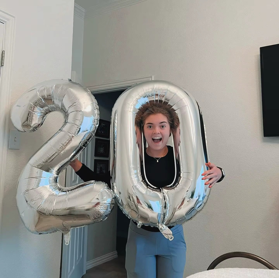 EsenTroye Zahlen-Folienballons Silber 32 Zoll für Geburtstag, Hochzeit und Party, Ziffern 0-9 - Bild 2
