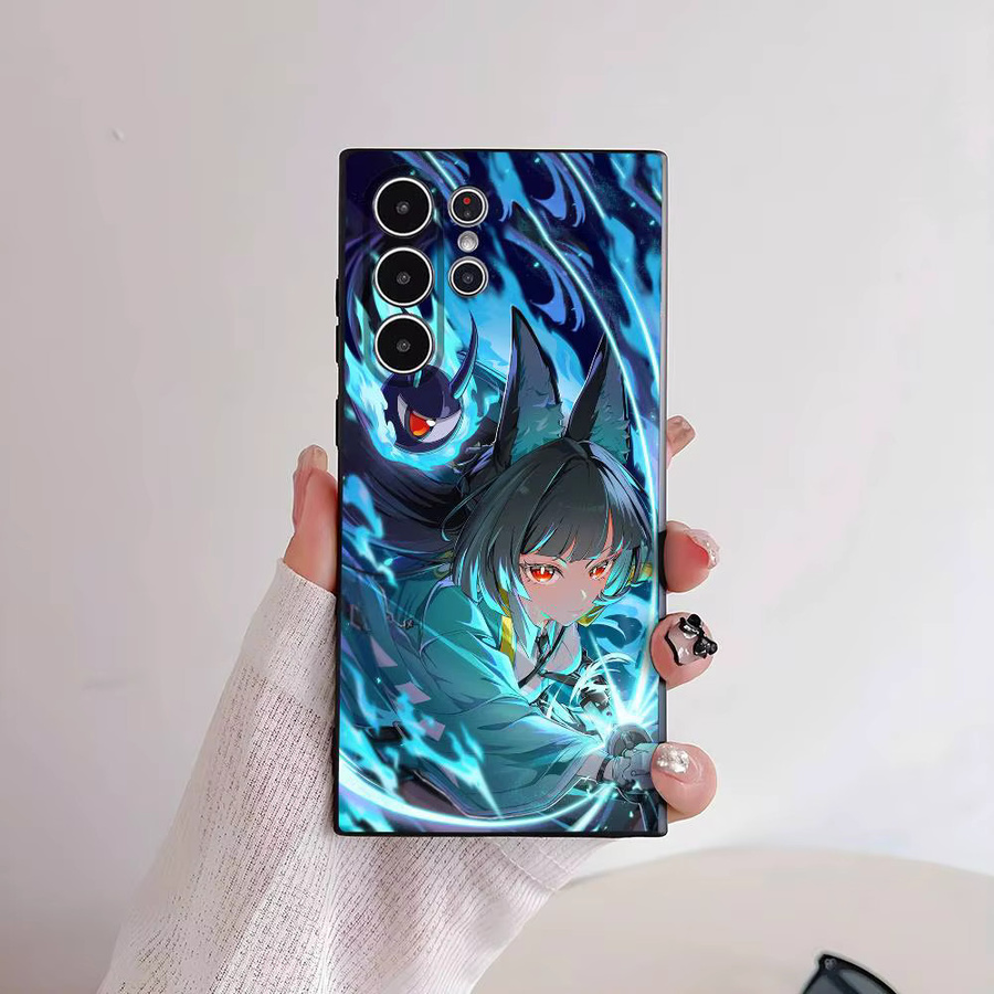 Hoshimi Miyabi ZZZ Handyhülle für Samsung Galaxy S25 S24 S23 S22 S21 S20 Ultra Plus 5G Frosted Non-Slip Full Soft Cover in Multicolour - Bild 2