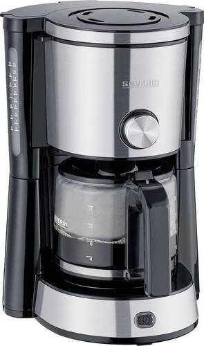 Severin TypeSwitch Filterkaffeemaschine KA 4825, Schwarz/Edelstahl, 1,25 l, B: 23,0 cm, H: 34,0 cm, T: 26,0 cm - Bild 1