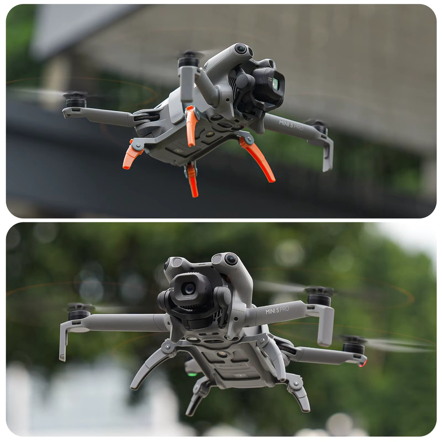 DJI Mini 5 Pro Faltbares und erweiterbares Fahrwerksbein in Grau mit 30 mm Spaltstativ-Trainingsset - Bild 4