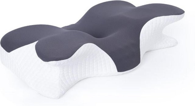 Ergonomisches Butterfly Memory Foam Nackenmassagekissen mit Slow Rebound Effekt für orthopädischen Schlaf - Bild 1
