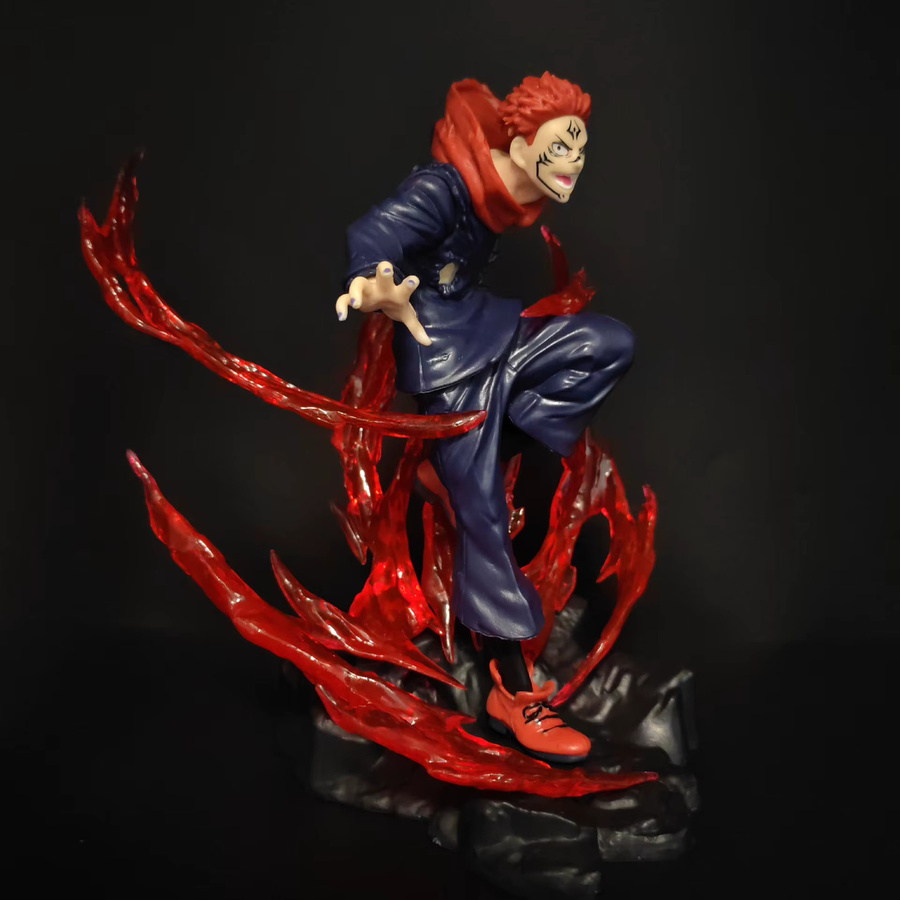 Bandai Jujutsu Kaisen Ryomen Sukuna Statue Actionfigur, 17cm, Kunststoff - Bild 2