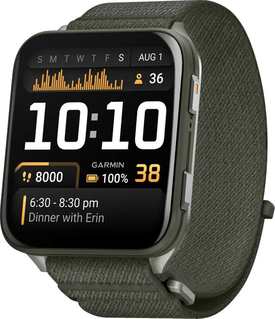 Garmin Smartwatch, Moosgrün, Titan, Saphirglas, 41 mm, Unisex - Bild 1