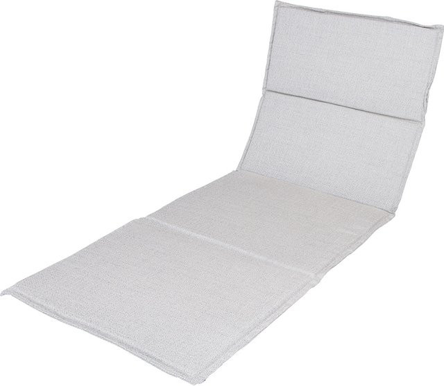 Stern Auflage Liege aus 100 % Polyacryl in Perlgrau B/T/H: 200 x 74 x 3 cm - Bild 1