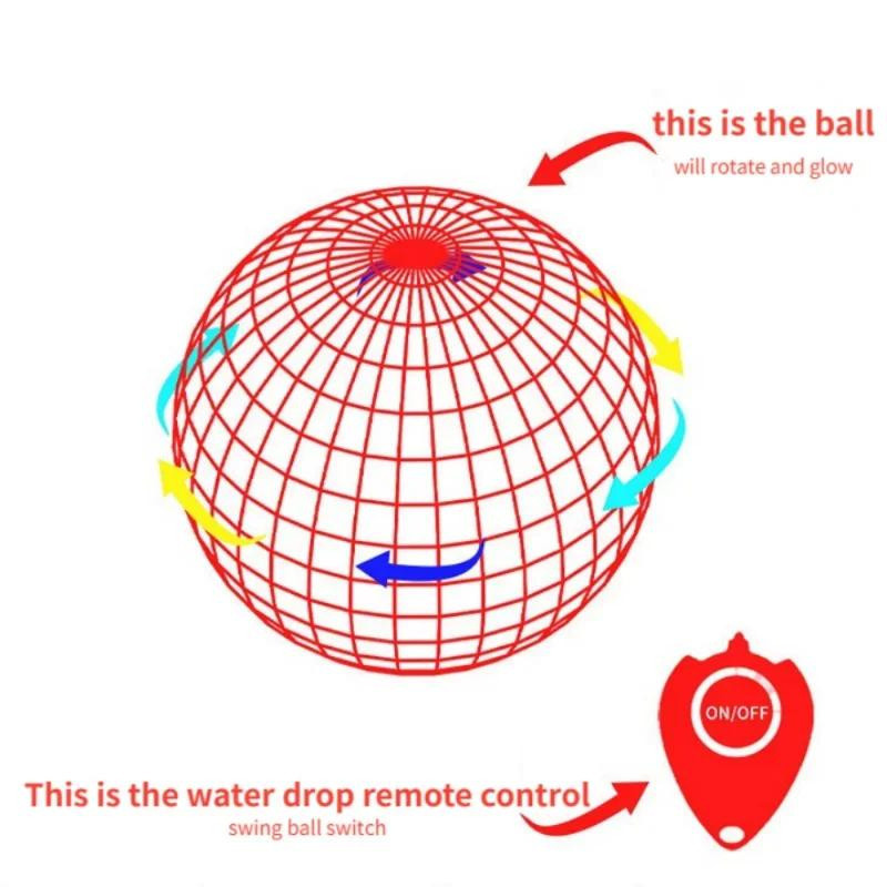 Kidsly Magischer Ball, rotierender fliegender Ball, rot - Bild 1