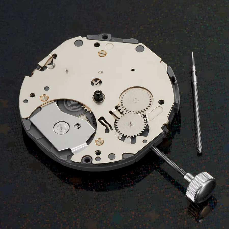 CHIICSMART Uhrenreparaturteil, Quarzuhrwerk, Silber - Bild 4