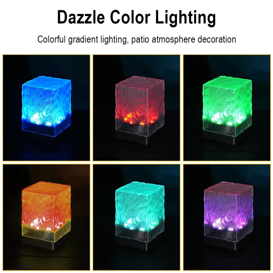 RGB LED Solar Wege Lampe in Schwarz mit Mehrfarben-Effekt und Dämmerungssensor für Garten und Terrasse - Bild 3